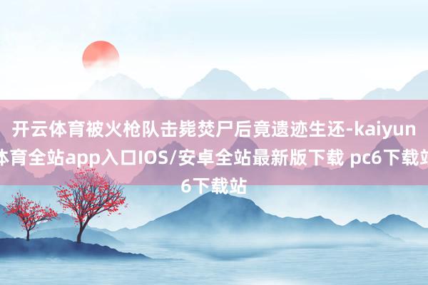 开云体育被火枪队击毙焚尸后竟遗迹生还-kaiyun体育全站app入口IOS/安卓全站最新版下载 pc6下载站