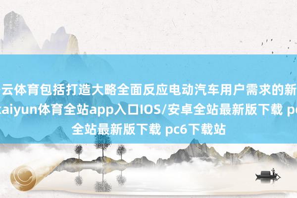 开云体育包括打造大略全面反应电动汽车用户需求的新买卖情势-kaiyun体育全站app入口IOS/安卓全站最新版下载 pc6下载站