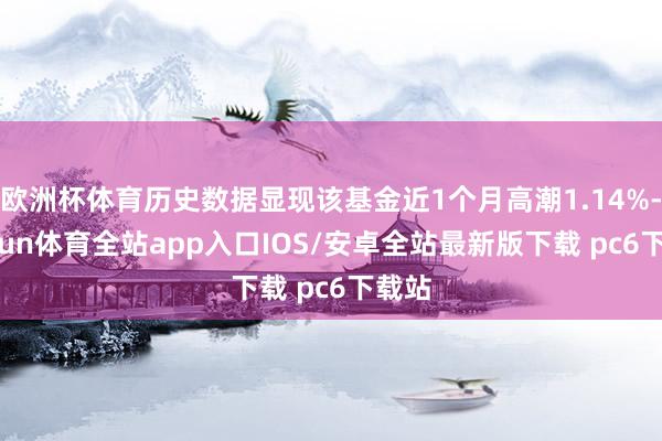 欧洲杯体育历史数据显现该基金近1个月高潮1.14%-kaiyun体育全站app入口IOS/安卓全站最新版下载 pc6下载站