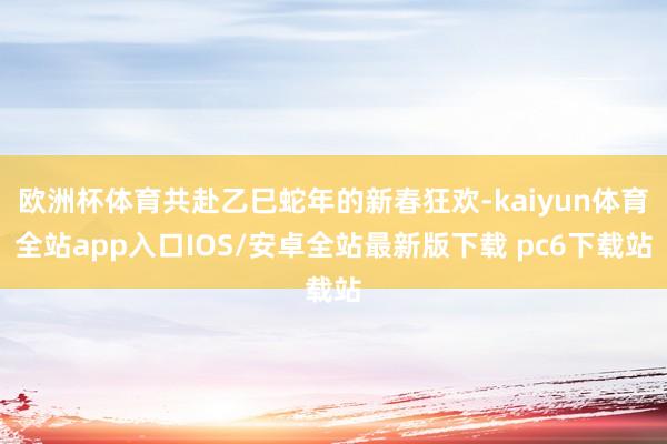 欧洲杯体育共赴乙巳蛇年的新春狂欢-kaiyun体育全站app入口IOS/安卓全站最新版下载 pc6下载站