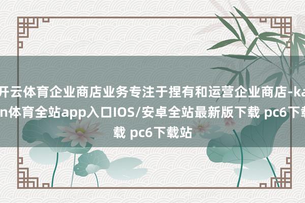 开云体育企业商店业务专注于捏有和运营企业商店-kaiyun体育全站app入口IOS/安卓全站最新版下载 pc6下载站