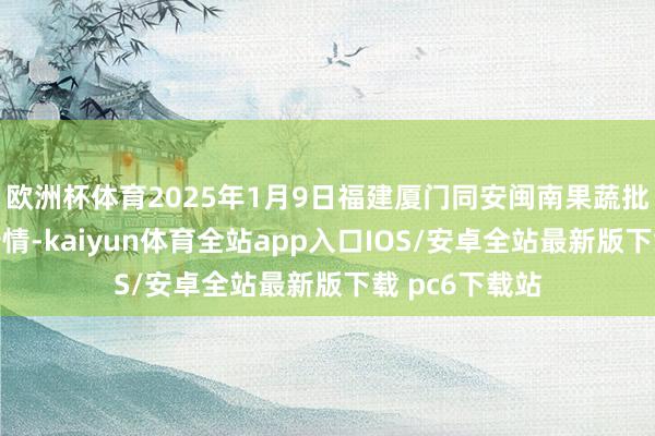欧洲杯体育2025年1月9日福建厦门同安闽南果蔬批发市集价钱行情-kaiyun体育全站app入口IOS/安卓全站最新版下载 pc6下载站