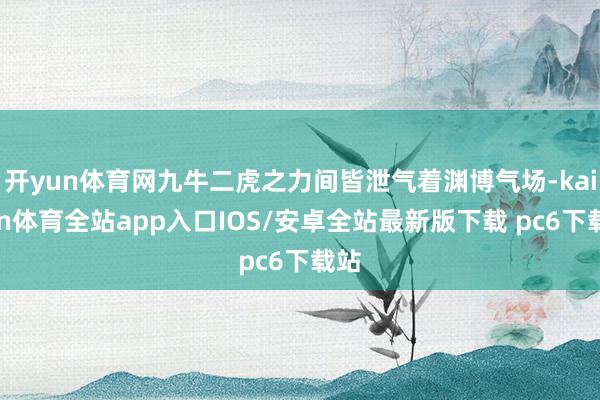 开yun体育网九牛二虎之力间皆泄气着渊博气场-kaiyun体育全站app入口IOS/安卓全站最新版下载 pc6下载站