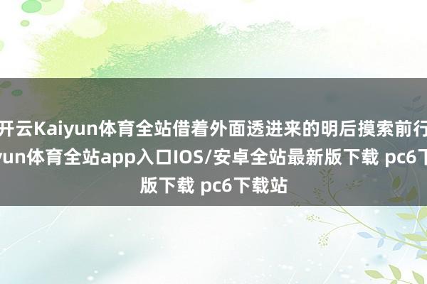 开云Kaiyun体育全站借着外面透进来的明后摸索前行-kaiyun体育全站app入口IOS/安卓全站最新版下载 pc6下载站