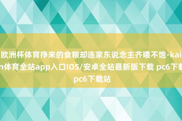 欧洲杯体育挣来的食粮却连家东说念主齐喂不饱-kaiyun体育全站app入口IOS/安卓全站最新版下载 pc6下载站