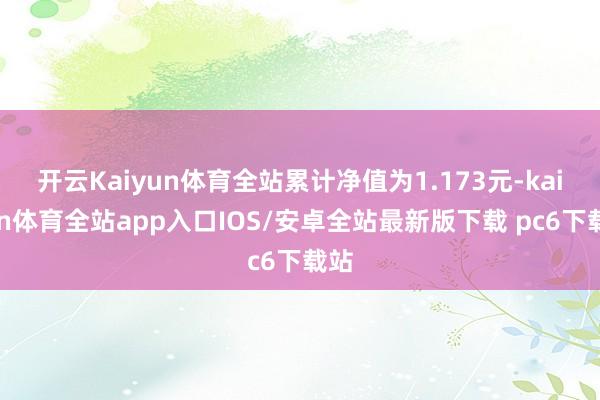 开云Kaiyun体育全站累计净值为1.173元-kaiyun体育全站app入口IOS/安卓全站最新版下载 pc6下载站