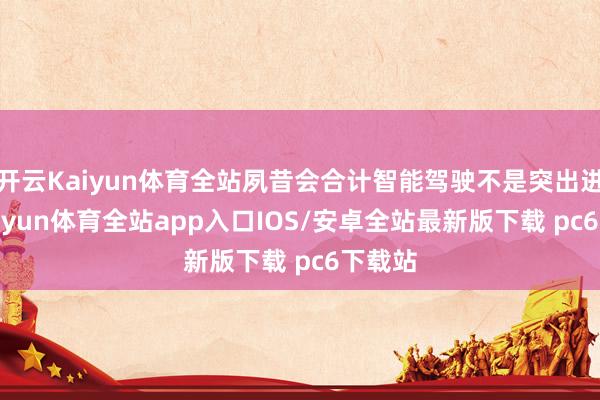 开云Kaiyun体育全站夙昔会合计智能驾驶不是突出进击-kaiyun体育全站app入口IOS/安卓全站最新版下载 pc6下载站