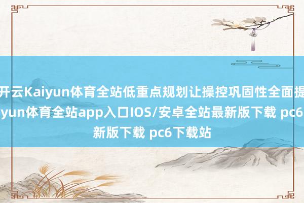 开云Kaiyun体育全站低重点规划让操控巩固性全面提高-kaiyun体育全站app入口IOS/安卓全站最新版下载 pc6下载站