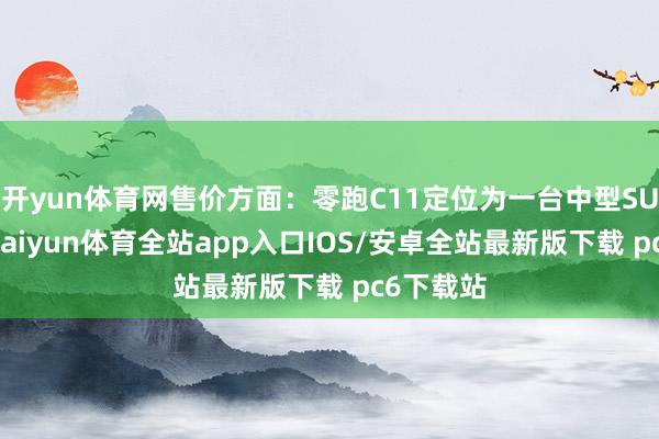 开yun体育网售价方面：零跑C11定位为一台中型SUV车型-kaiyun体育全站app入口IOS/安卓全站最新版下载 pc6下载站