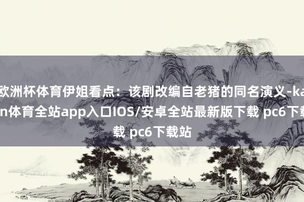 欧洲杯体育伊姐看点：该剧改编自老猪的同名演义-kaiyun体育全站app入口IOS/安卓全站最新版下载 pc6下载站