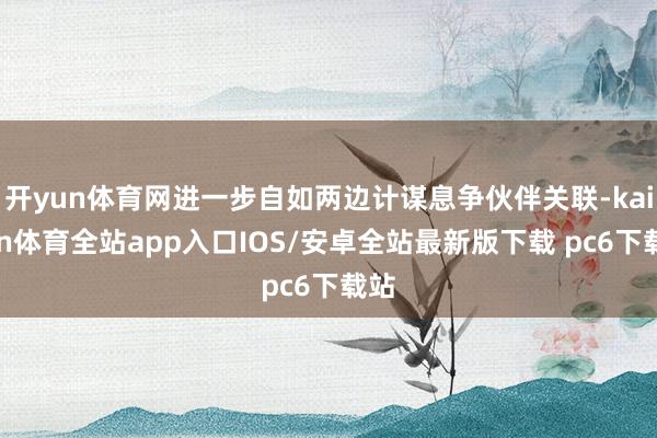 开yun体育网进一步自如两边计谋息争伙伴关联-kaiyun体育全站app入口IOS/安卓全站最新版下载 pc6下载站