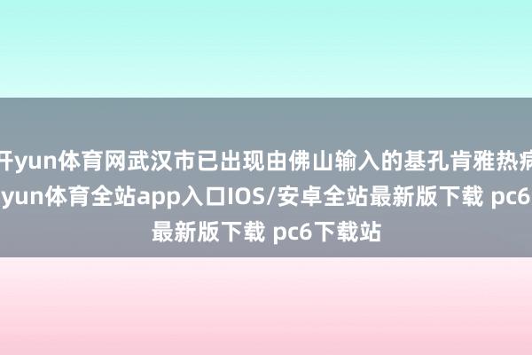 开yun体育网武汉市已出现由佛山输入的基孔肯雅热病例-kaiyun体育全站app入口IOS/安卓全站最新版下载 pc6下载站