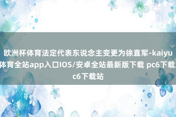 欧洲杯体育法定代表东说念主变更为徐直军-kaiyun体育全站app入口IOS/安卓全站最新版下载 pc6下载站