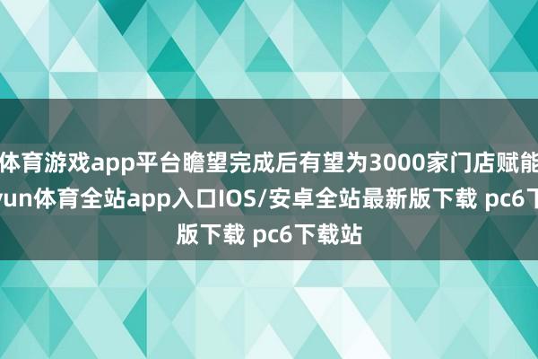 体育游戏app平台瞻望完成后有望为3000家门店赋能-kaiyun体育全站app入口IOS/安卓全站最新版下载 pc6下载站