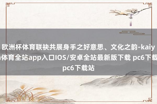 欧洲杯体育联袂共展身手之好意思、文化之韵-kaiyun体育全站app入口IOS/安卓全站最新版下载 pc6下载站
