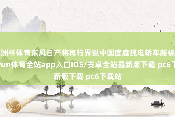 欧洲杯体育东风日产将再行界说中国度庭纯电轿车新标杆-kaiyun体育全站app入口IOS/安卓全站最新版下载 pc6下载站
