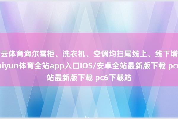开云体育海尔雪柜、洗衣机、空调均扫尾线上、线下增速第一-kaiyun体育全站app入口IOS/安卓全站最新版下载 pc6下载站