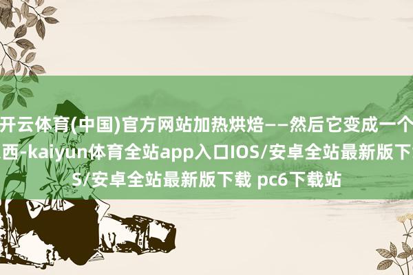 开云体育(中国)官方网站加热烘焙——然后它变成一个个叫面包的东西-kaiyun体育全站app入口IOS/安卓全站最新版下载 pc6下载站